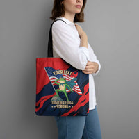 Portland Frog Protest Personalized Tote Bag Frogs Together Strong - Wonder Print Shop