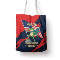 Portland Frog Protest Personalized Tote Bag Frogs Together Strong - Wonder Print Shop