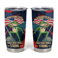 Portland Frog Protest Personalized Tumbler Cup Frogs Together Strong - Wonder Print Shop