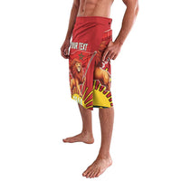 Personalized Morocco Proclamation Day 1944 Lavalava Barbary Lion With Flag - Wonder Print Shop