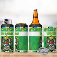 Personalized Tanzania Christmas 4 in 1 Can Cooler Tumbler Uhuru na Umoja Heri ya Krismasi - Wonder Print Shop