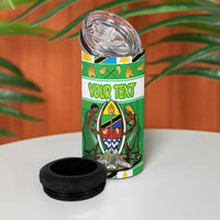 Personalized Tanzania Christmas 4 in 1 Can Cooler Tumbler Uhuru na Umoja Heri ya Krismasi - Wonder Print Shop
