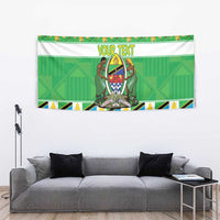 Personalized Tanzania Christmas Tapestry Uhuru na Umoja Heri ya Krismasi - Wonder Print Shop