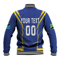 Custom Tanzania Football Baseball Jacket Taifa Stars Sporty Style - Wonder Print Shop