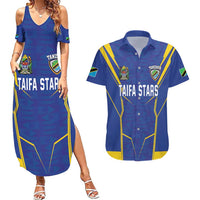 Custom Tanzania Football Couples Matching Summer Maxi Dress and Hawaiian Shirt Taifa Stars Sporty Style - Wonder Print Shop