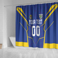 Custom Tanzania Football Shower Curtain Taifa Stars Sporty Style