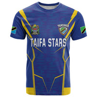 Custom Tanzania Football T Shirt Taifa Stars Sporty Style - Wonder Print Shop