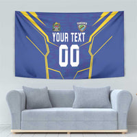 Custom Tanzania Football Tapestry Taifa Stars Sporty Style - Wonder Print Shop