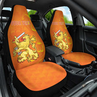 Personalized Netherlands Queen's Day Car Seat Cover Koninginnedag Royal Crown