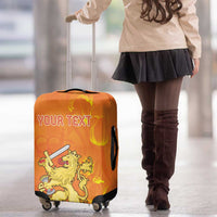 Personalized Netherlands Queen's Day Luggage Cover Koninginnedag Royal Crown