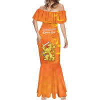 Personalized Netherlands Queen's Day Mermaid Dress Koninginnedag Royal Crown