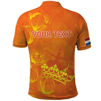 Personalized Netherlands Queen's Day Polo Shirt Koninginnedag Royal Crown