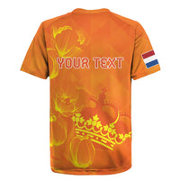 Personalized Netherlands Queen's Day Rugby Jersey Koninginnedag Royal Crown
