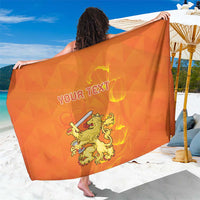 Personalized Netherlands Queen's Day Sarong Koninginnedag Royal Crown