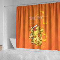 Personalized Netherlands Queen's Day Shower Curtain Koninginnedag Royal Crown