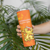 Personalized Netherlands Queen's Day Skinny Tumbler Koninginnedag Royal Crown