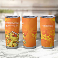 Personalized Netherlands Queen's Day Tumbler Cup Koninginnedag Royal Crown