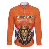 Personalized Netherlands King's Day Family Matching Puletasi and Hawaiian Shirt Koningsdag Lion King With Crown