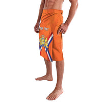 Personalized Netherlands King's Day Lavalava Koningsdag Lion King With Crown