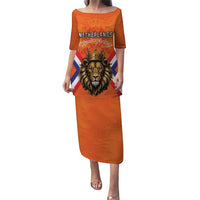 Personalized Netherlands King's Day Puletasi Koningsdag Lion King With Crown