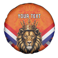 Personalized Netherlands King's Day Spare Tire Cover Koningsdag Lion King With Crown