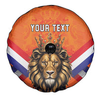 Personalized Netherlands King's Day Spare Tire Cover Koningsdag Lion King With Crown