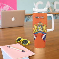Personalized Netherlands King's Day Tumbler With Handle Koningsdag Lion King With Crown