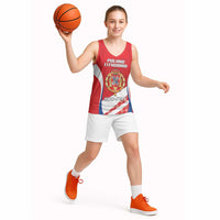 Poland-Lithuania Personalized Basketball Jersey Heraldic Eagle and Vytis Historical
