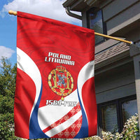 Poland-Lithuania Garden Flag Heraldic Eagle and Vytis Historical