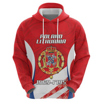 Poland-Lithuania Personalized Hoodie Heraldic Eagle and Vytis Historical