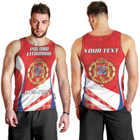 Poland-Lithuania Personalized Men Tank Top Heraldic Eagle and Vytis Historical