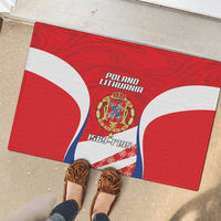 Poland-Lithuania Rubber Doormat Heraldic Eagle and Vytis Historical