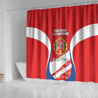 Poland-Lithuania Shower Curtain Heraldic Eagle and Vytis Historical