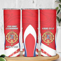 Poland-Lithuania Personalized Skinny Tumbler Heraldic Eagle and Vytis Historical