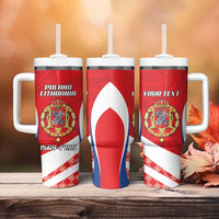 Poland-Lithuania Personalized Tumbler With Handle Heraldic Eagle and Vytis Historical