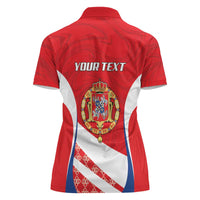 Poland-Lithuania Personalized Women Polo Shirt Heraldic Eagle and Vytis Historical