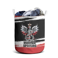 Warsaw Uprising 1944 Laundry Basket Polska Walczy Kotwica