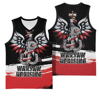 Warsaw Uprising 1944 Basketball Jersey Polska Walczy Kotwica
