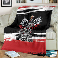 Warsaw Uprising 1944 Blanket Polska Walczy Kotwica