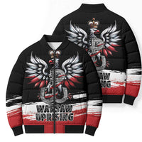 Warsaw Uprising 1944 Bomber Puffer Jacket Polska Walczy Kotwica