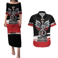 Warsaw Uprising 1944 Couples Matching Puletasi and Hawaiian Shirt Polska Walczy Kotwica