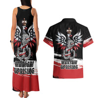 Warsaw Uprising 1944 Couples Matching Tank Maxi Dress and Hawaiian Shirt Polska Walczy Kotwica