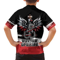 Warsaw Uprising 1944 Family Matching Off Shoulder Maxi Dress and Hawaiian Shirt Polska Walczy Kotwica
