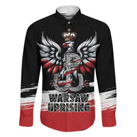 Warsaw Uprising 1944 Family Matching Off Shoulder Maxi Dress and Hawaiian Shirt Polska Walczy Kotwica