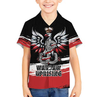 Warsaw Uprising 1944 Family Matching Off Shoulder Maxi Dress and Hawaiian Shirt Polska Walczy Kotwica