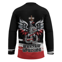 Warsaw Uprising 1944 Hockey Jersey Polska Walczy Kotwica