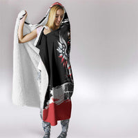 Warsaw Uprising 1944 Hooded Blanket Polska Walczy Kotwica