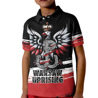 Warsaw Uprising 1944 Kid Polo Shirt Polska Walczy Kotwica
