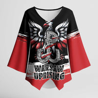 Warsaw Uprising 1944 Kimono Sleeve Blouse Polska Walczy Kotwica