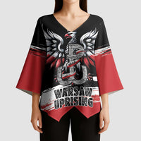 Warsaw Uprising 1944 Kimono Sleeve Blouse Polska Walczy Kotwica